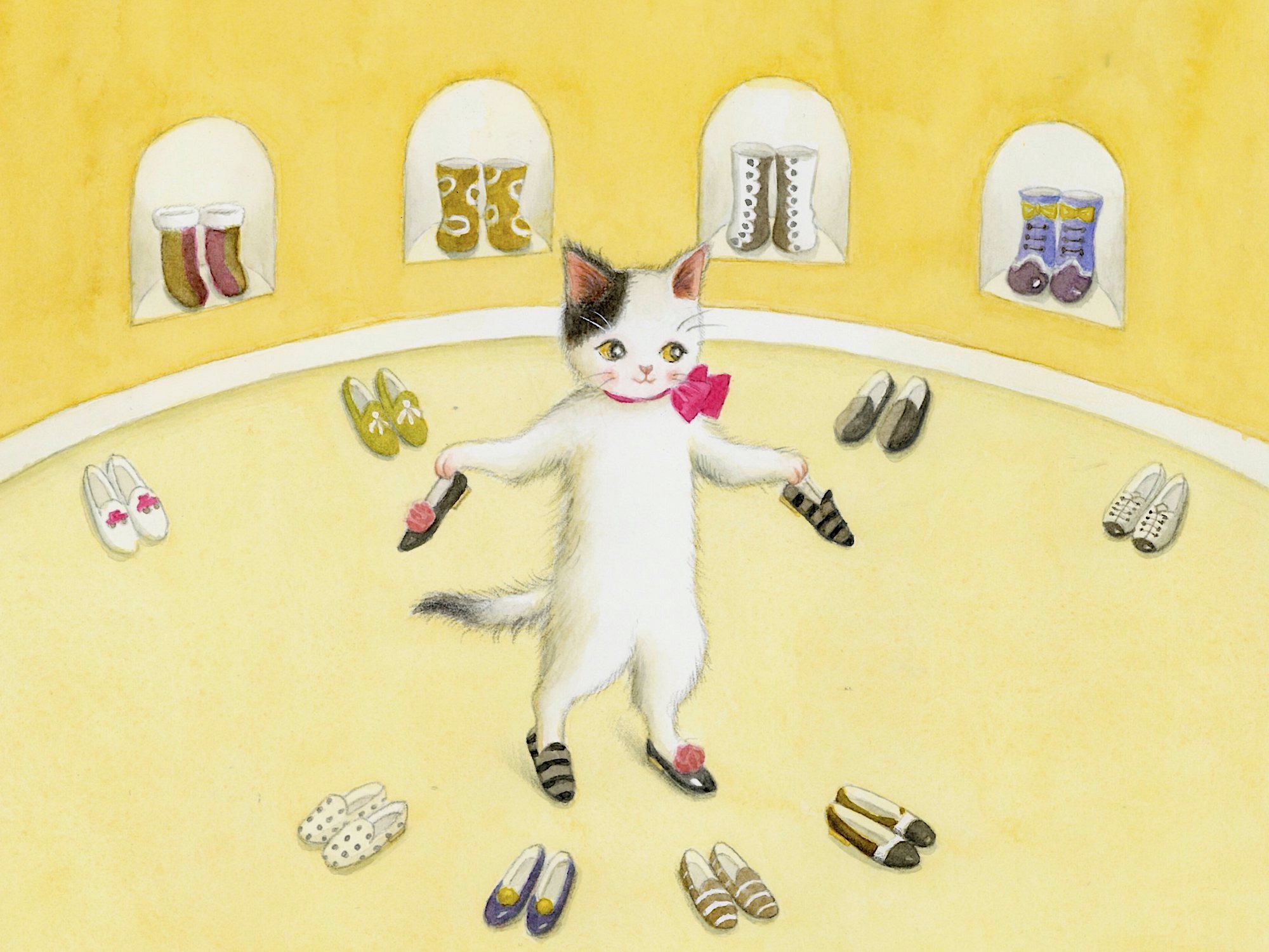 ねこのルビーはくつやさん Ruby runs a shoe shop